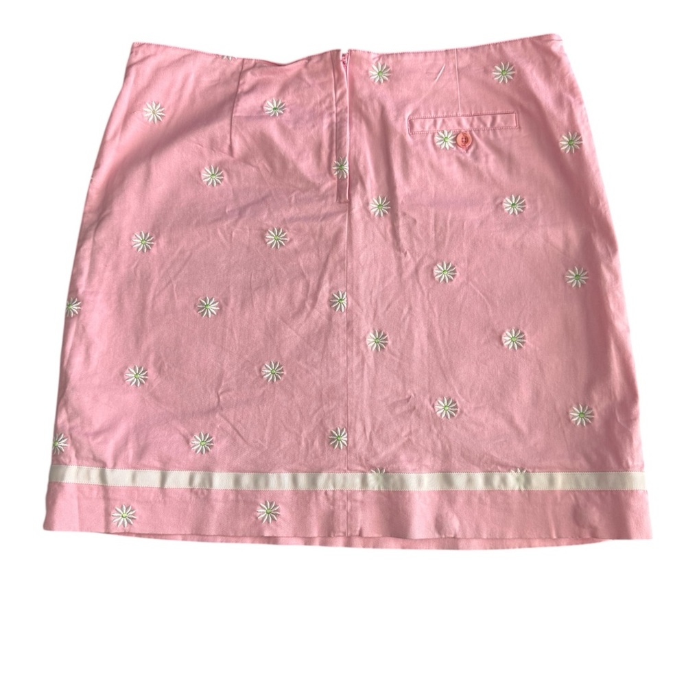 Lilly Pulitzer Skirt Size 12 Floral Embroidered - Picture 5 of 10